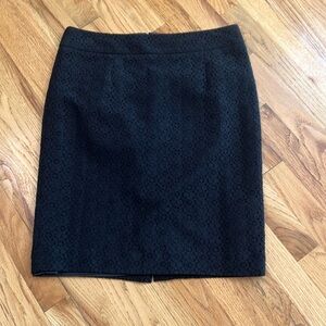 Banana Republic Lace Overlay Pencil Skirt, Size 10